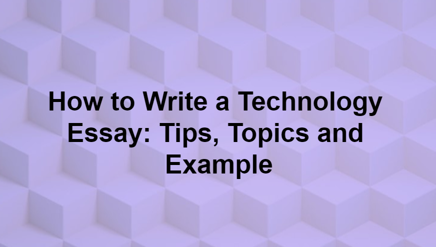 technology par essay